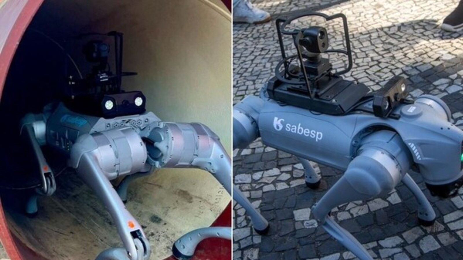 Engenheiros no Brasil colocam cachorro-robô para entrar em tubulações entre Santos e Guarujá, encarar gases tóxicos, barro e espaços confinados, filmar tudo e tornar as inspeções da Sabesp mais seguras e eficientes