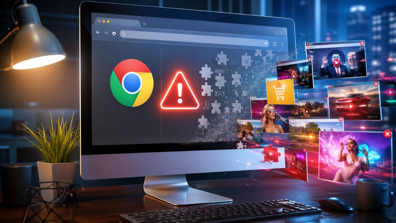 Atualização definitiva para o Manifest V3 encerrará o suporte a extensões como uBlock Origin e AdBlock, alterando a forma como usuários controlam publicidade e rastreamento na internet.