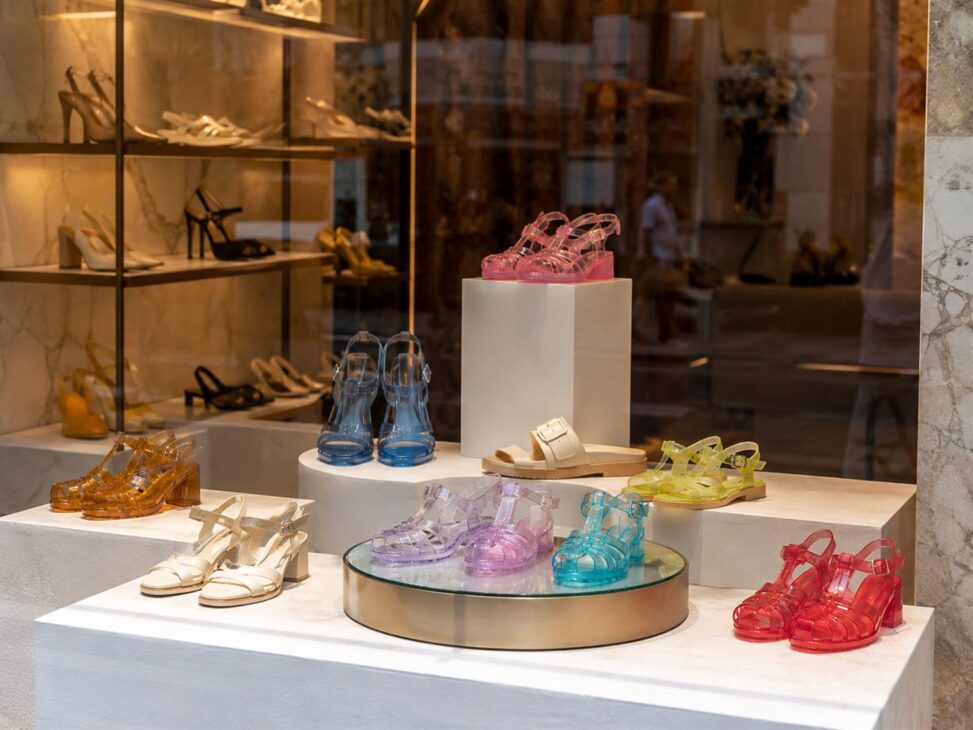 As sandálias de plástico coloridas e perfumadas viraram objeto de desejo e item de moda no mundo todo.