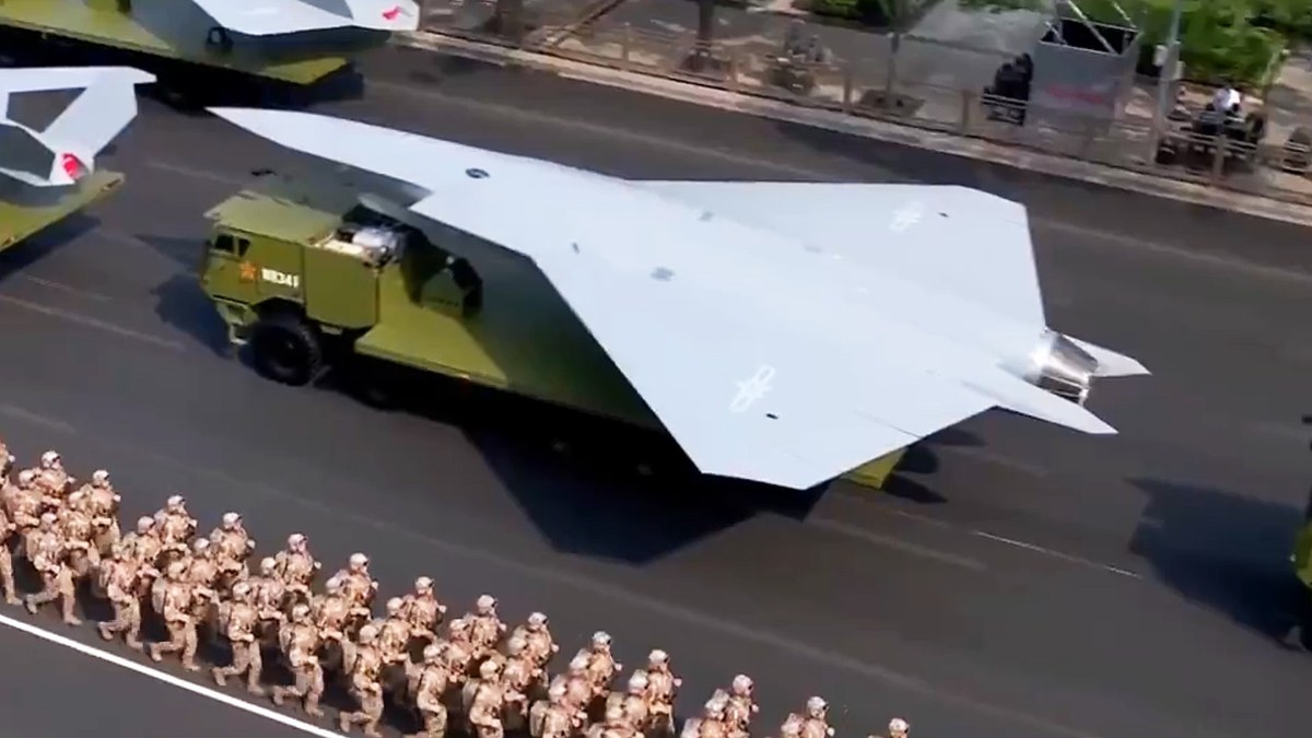Military stealth drone landed on base