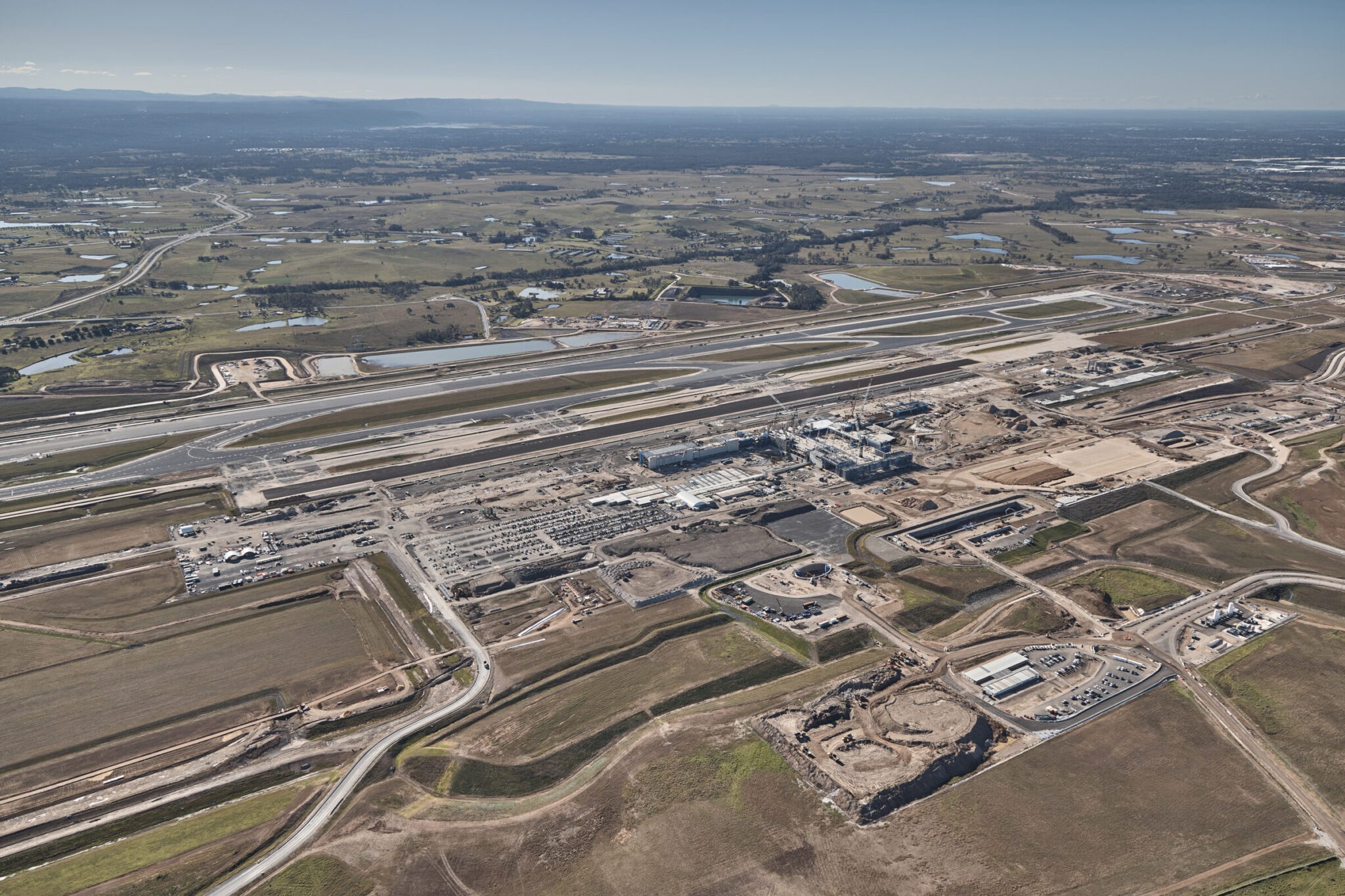 Obras de infraestrutura do aeroporto australiano