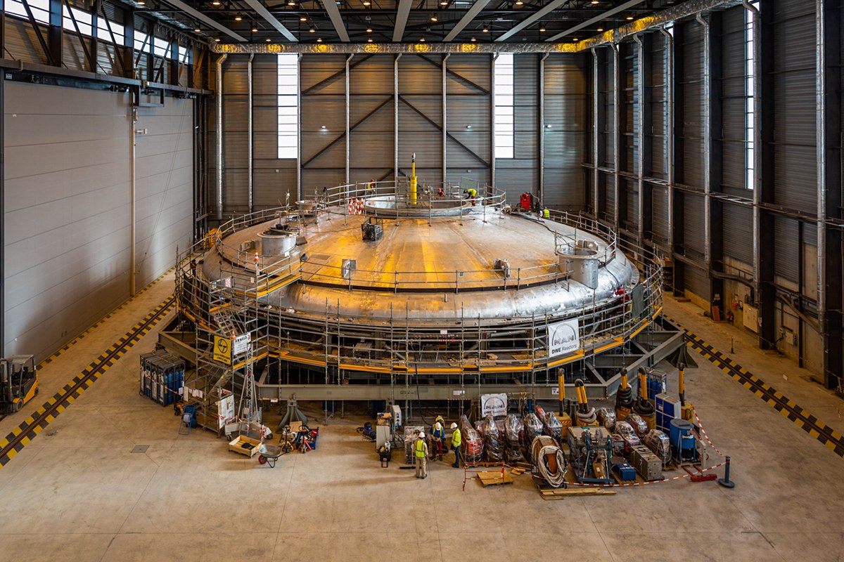 Interior of the ITER fusion reactor complex