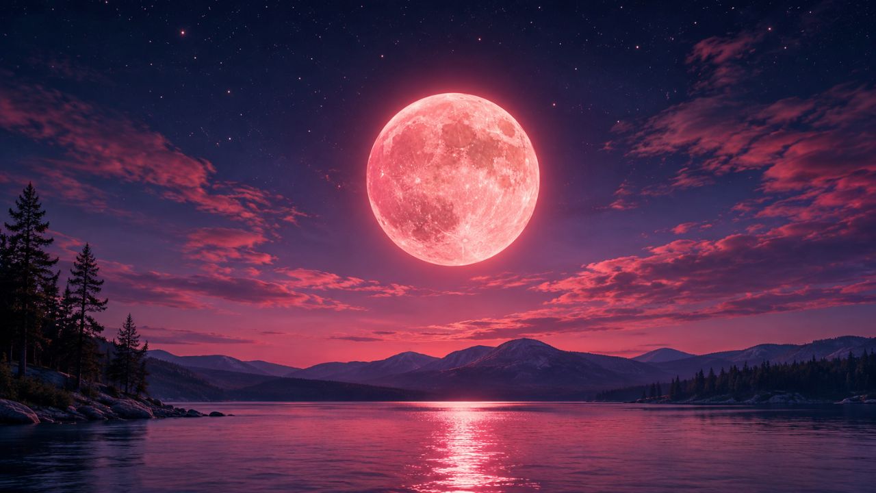 Lua de Morango ilumina o céu do Brasil em 29 de junho. Confira o melhor horário, como observar e por que o fenômeno não deixa a Lua rosa.