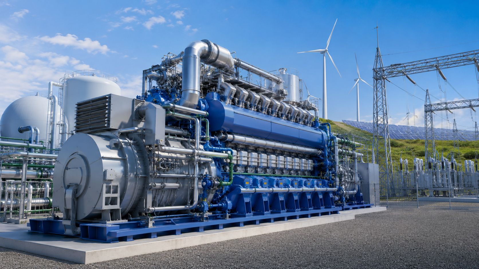 Motor a hidrogênio 100% puro fornece energia à rede da Espanha e reforça uso do hidrogênio verde em sistemas renováveis.