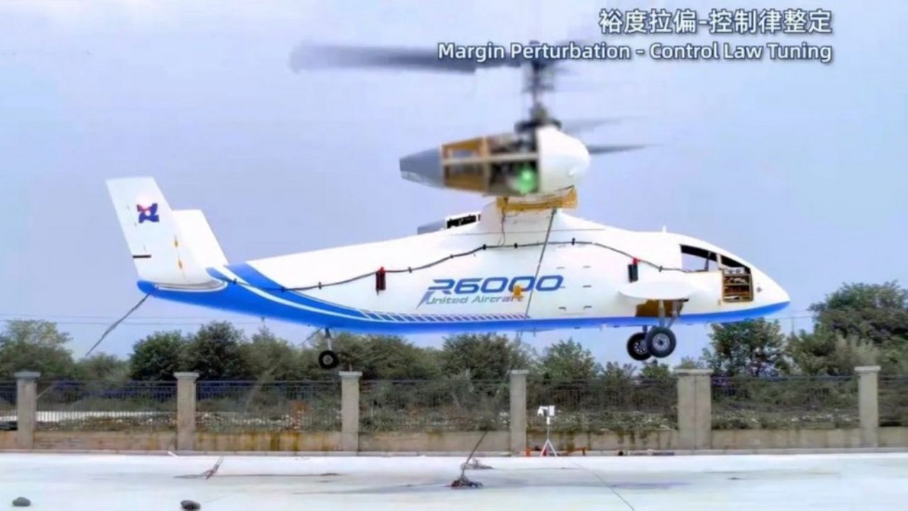Meet the new R6000 drone, a Chinese 6-ton aircraft that combines airplane and helicopter features for different operations.