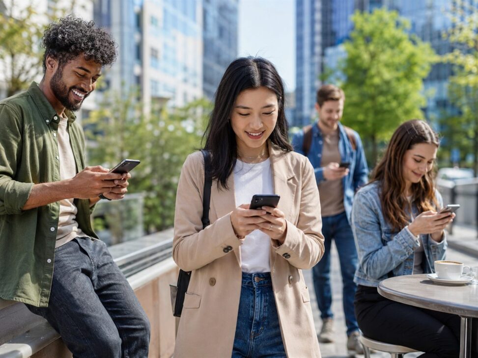 Sem agências físicas, o aplicativo atende mais de cem milhões de pessoas pelo celular.