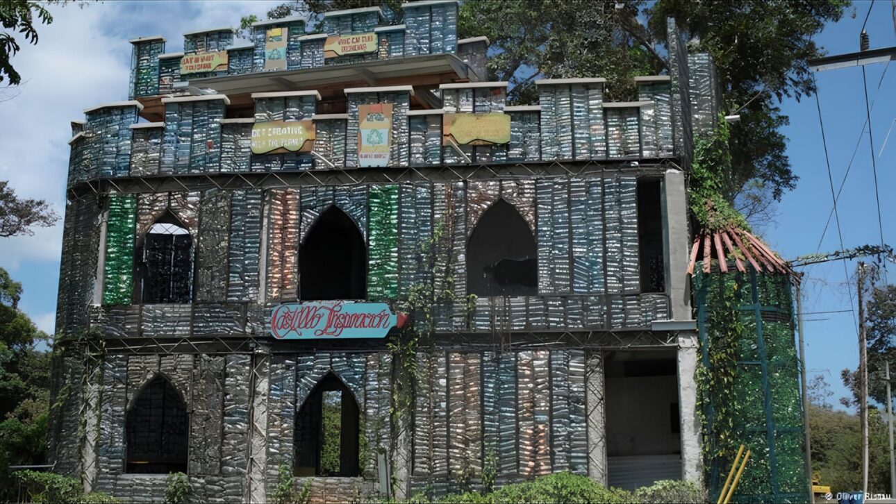Plastic Bottle Village nasceu para transformar garrafas plásticas em casas no Panamá