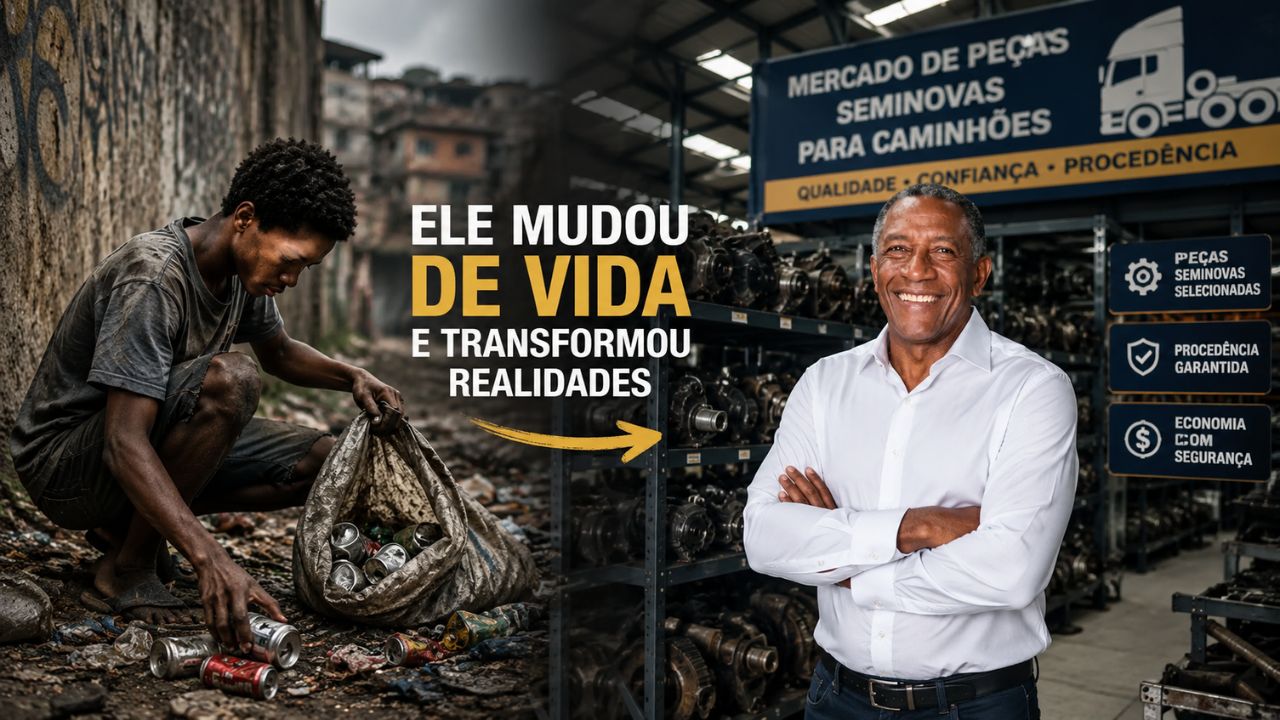 Conheça as origens de Geraldo Rufino, o palestrante e empresário que saiu da Favela do Sapé para liderar o mercado de reciclagem veicular.