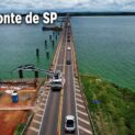 Maior ponte de São Paulo chega a 75% com obra de R$ 387,3 milhões sobre o Rio Tietê na SP-333.