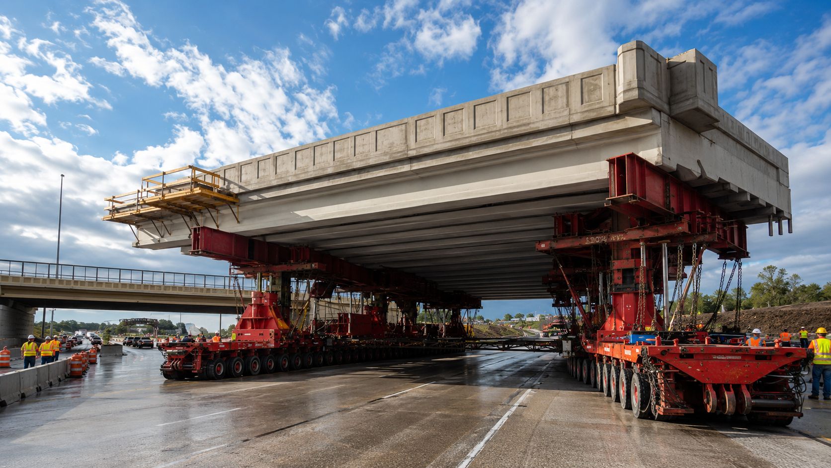 Descubra como a ponte Rawson Avenue foi construída e transportada de forma inovadora em Wisconsin, utilizando técnicas modernas.