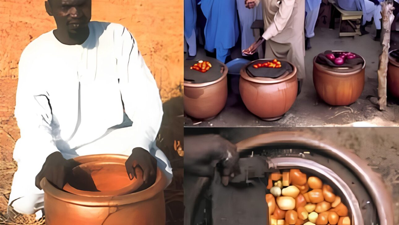 Clay refrigerator without electricity created by Mohammed Bah Abba uses evaporation to preserve food longer in hot and dry regions.