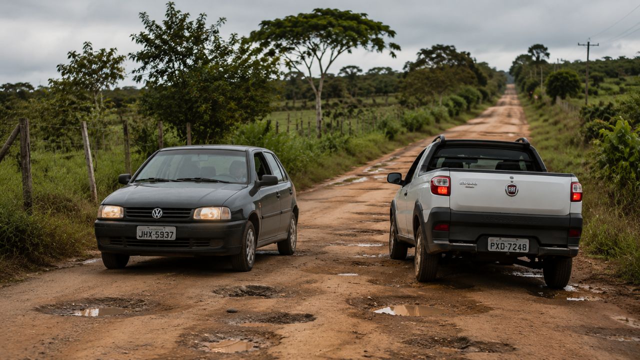 Precisa de um veículo resistente para a zona rural? Conheça 5 modelos de carros usados que oferecem robustez mecânica e manutenção barata para a roça.