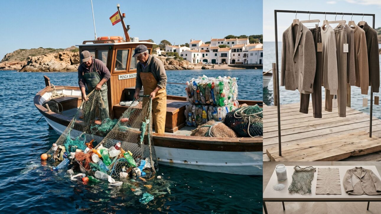 Projeto Upcycling the Oceans reúne quase 5 mil pescadores, já retirou mais de 2.100 toneladas de lixo do mar e transforma resíduos em moda reciclada.