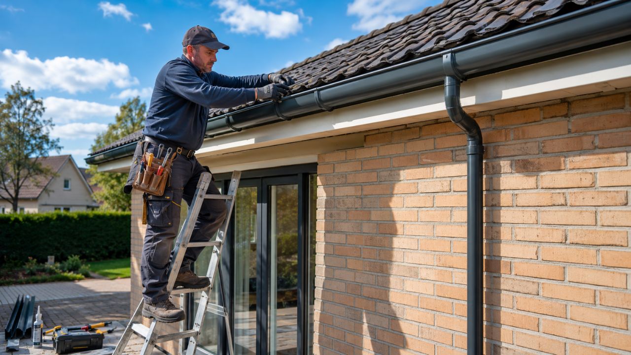 How much does a roofer charge to install gutters in 2026? Check the labor costs and extra expenses that may arise during installation.