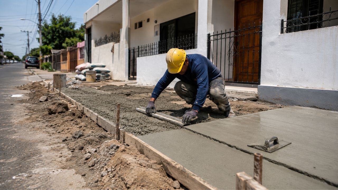 Mason: how much does it charge to make a simple sidewalk? Know the average prices of labor, materials, and extra costs in 2026.