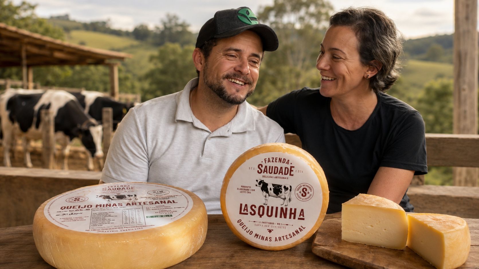 Queijo artesanal de fazenda mineira une tradição de 100 anos, queijaria legalizada, Emater-MG e venda on-line.