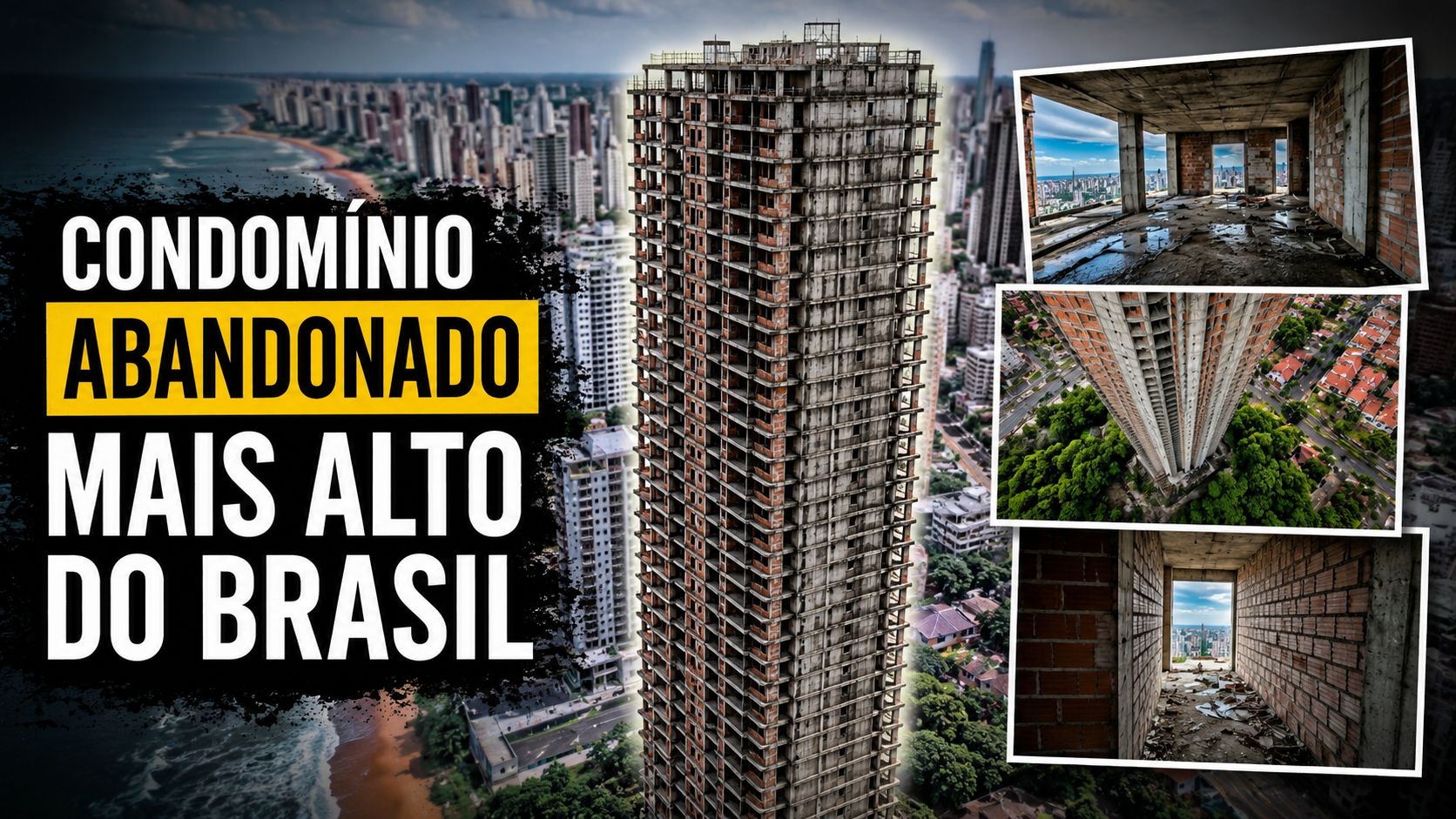 Conheça o Residencial Liége em João Pessoa, um projeto ambicioso que se tornou um esqueleto de concreto após anos de espera.