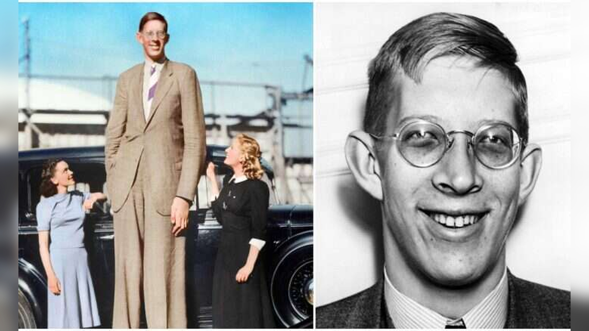 Robert Wadlow mediu 2,72 metros, continuou crescendo até morrer aos 22 anos e segue como o homem mais alto da história com evidência irrefutável.