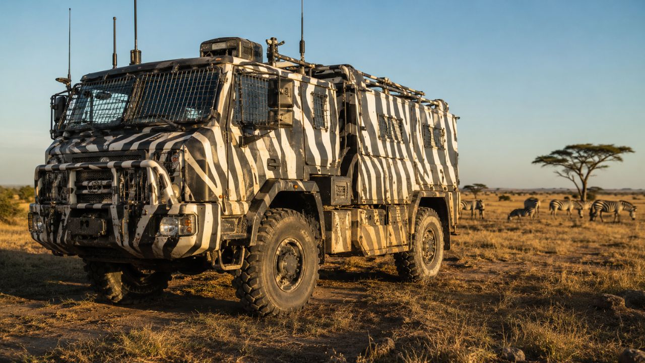 Descubra como a camuflagem zebrada, criada em 1917 para enganar submarinos, virou a nova aposta da Rússia contra drones autônomos da Ucrânia. Veja dados!