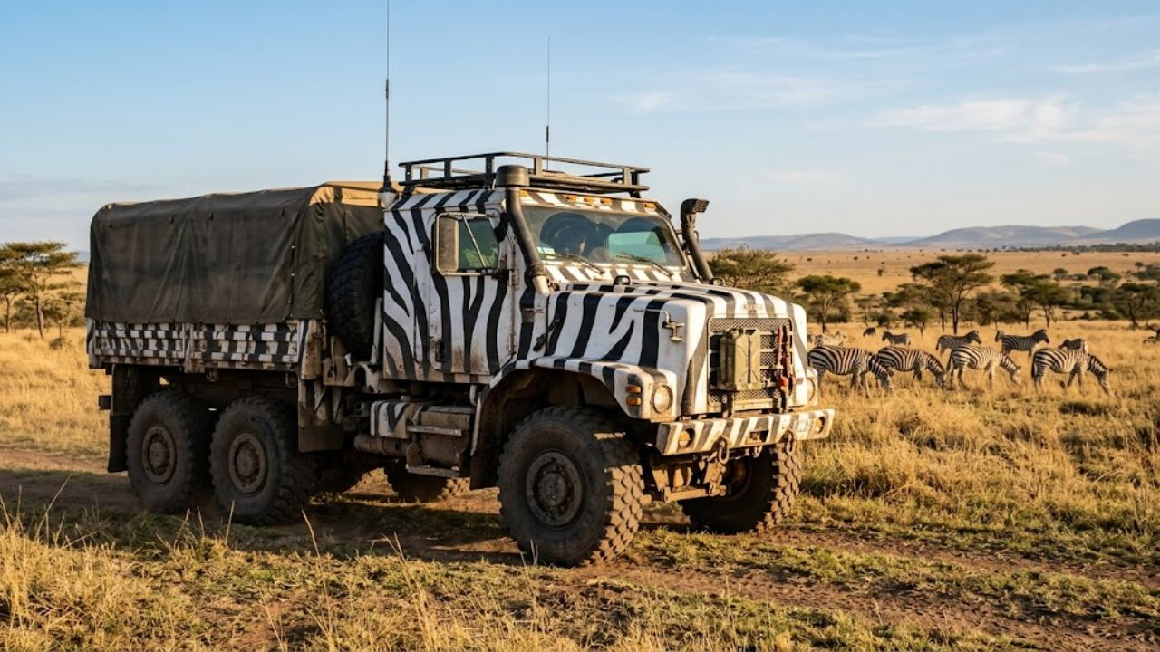 Discover how the zebra camouflage, created in 1917 to deceive submarines, became Russia's new bet against Ukraine's autonomous drones. See data!