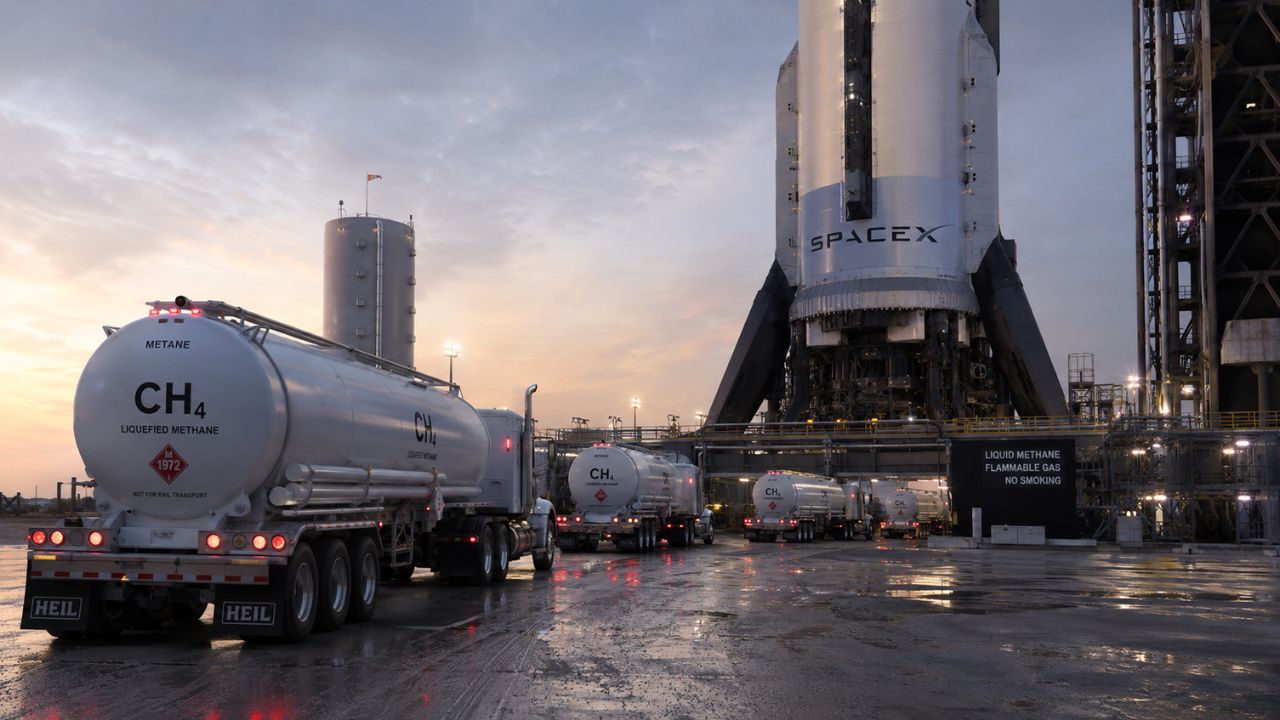 Segundo a Reuters, a SpaceX pretende construir um gasoduto de 13 km no Texas para abastecer o Starship e reduzir a dependência de caminhões-tanque.