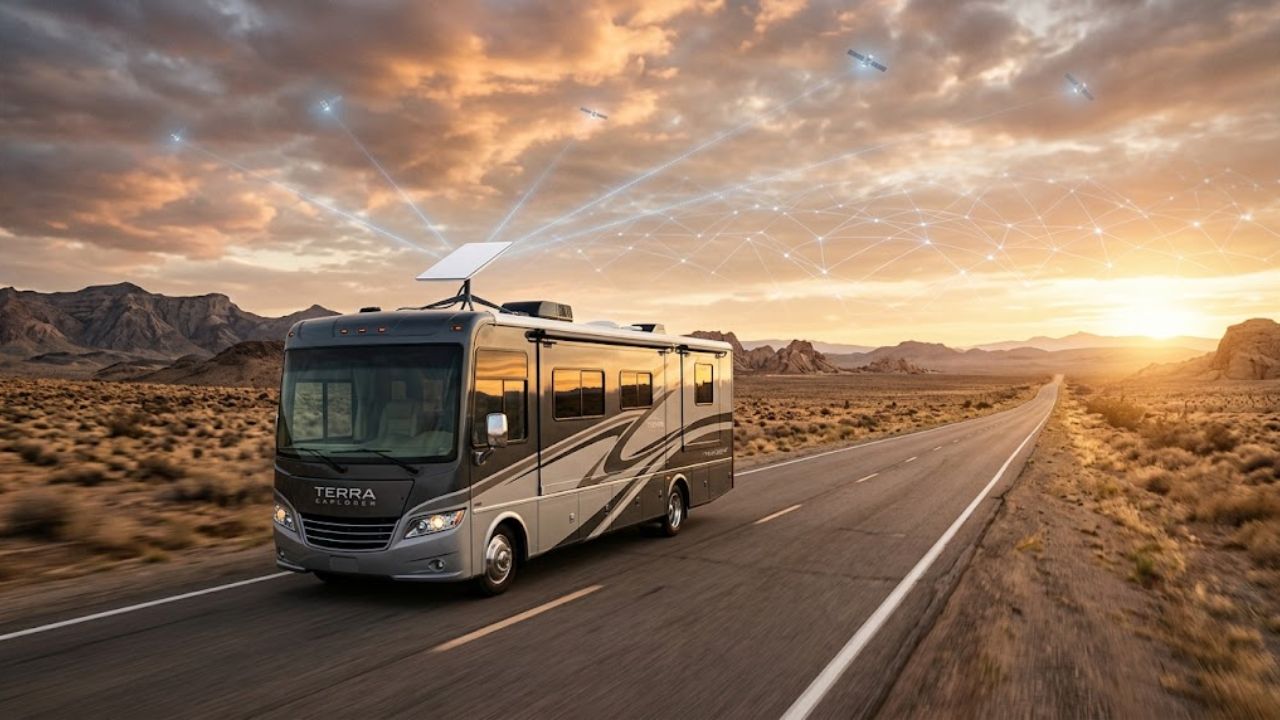 Starlink oferece internet via satélite para quem viaja de carro, caminhão ou motorhome. Confira preços da antena, acessórios e planos.