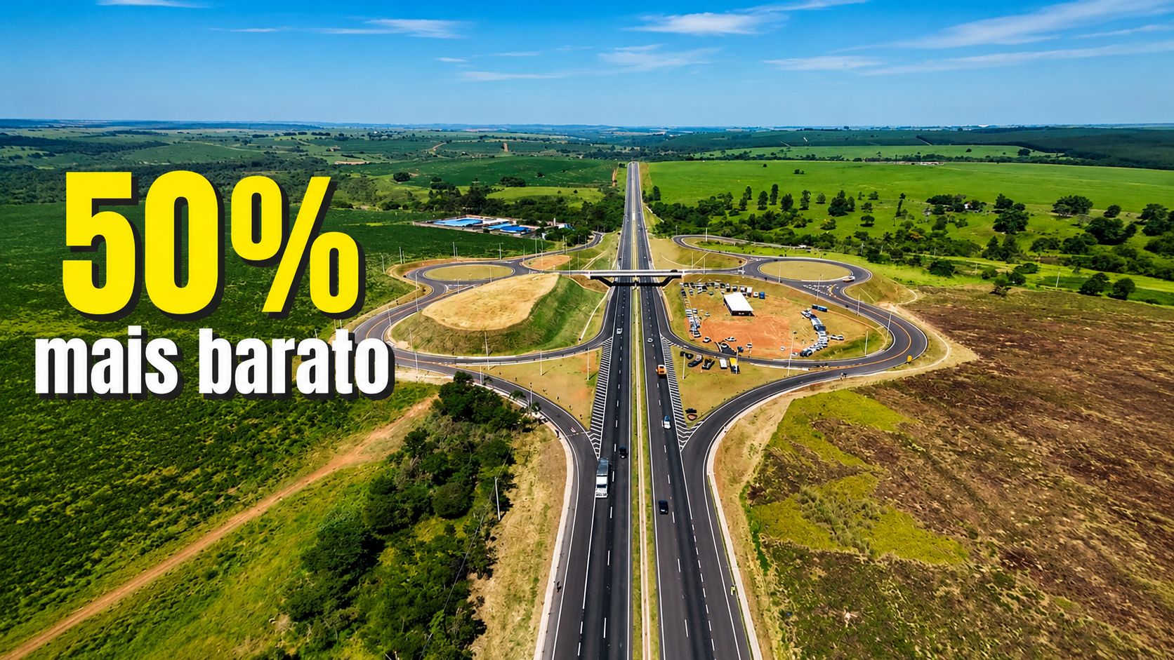 Descubra a nova redução das tarifas de pedágio em Jaguariúna e outros municípios do interior de São Paulo a partir de julho.