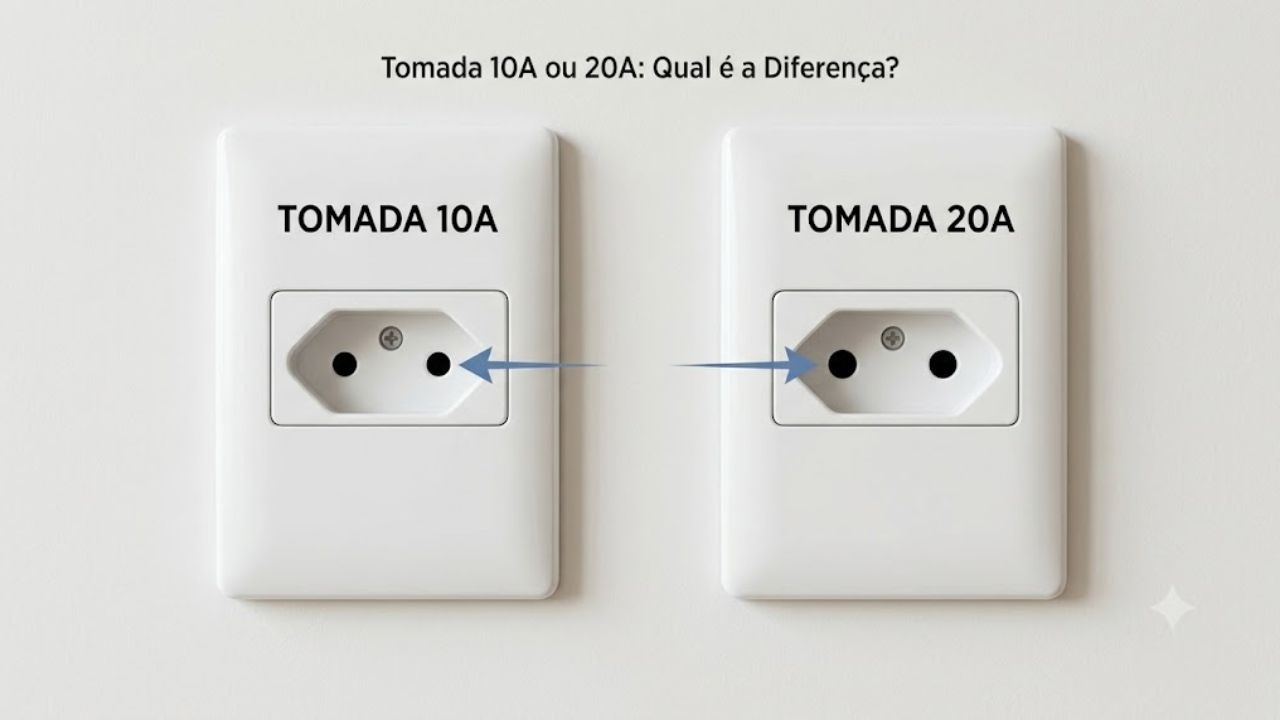 Escolher a tomada correta ajuda a evitar sobrecargas, choques e danos aos aparelhos. Entenda as diferenças entre os modelos 10A e 20A.