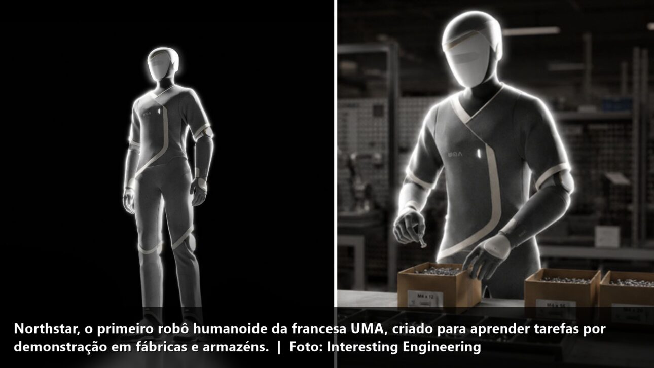 o robô humanoide da startup parisiense UMA aprende por imitação: em vez de código