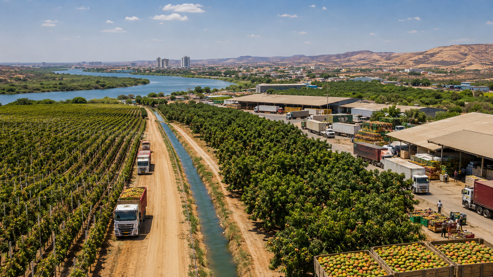 Cidade no meio do Sertão nordestino surpreende o mundo: Petrolina comanda polo de frutas com mais de 200 empresas, vendas para 50 países e faturamento próximo de US$ 1 bilhão