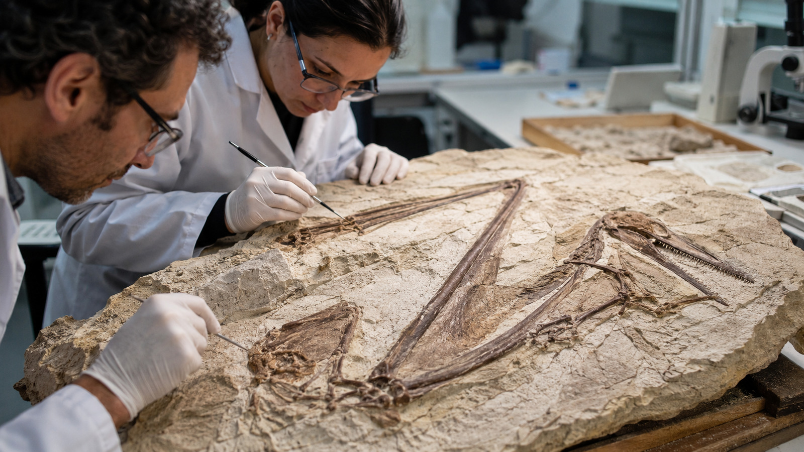 Algo nunca visto antes foi achado no Brasil: cientistas encontram moléculas preservadas dentro de um fóssil de pterossauro de 113 milhões de anos e descoberta surpreende pela raridade