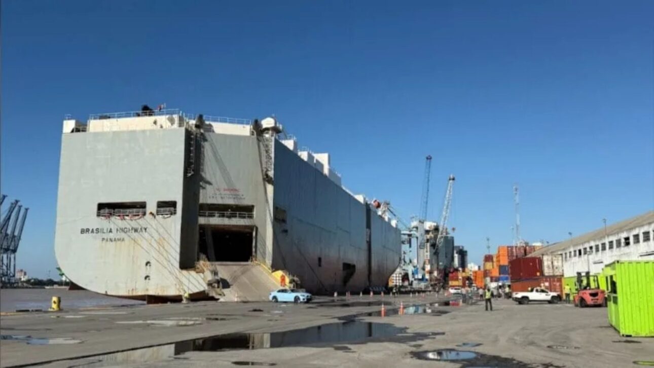 Ship arrived early Tuesday afternoon (7) (Photo: Publicity)