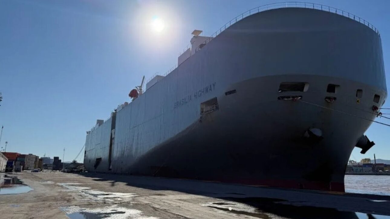 Ship arrived early Tuesday afternoon (7) (Photo: Publicity)