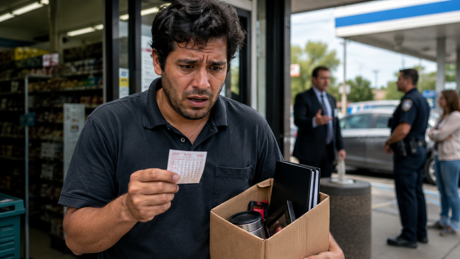 Gerente aproveita bilhete de loteria que não foi pago por cliente, vê a aposta valer US$ 12,8 milhões, perde o emprego depois de duas décadas e enfrenta batalha para provar que o prêmio é dele