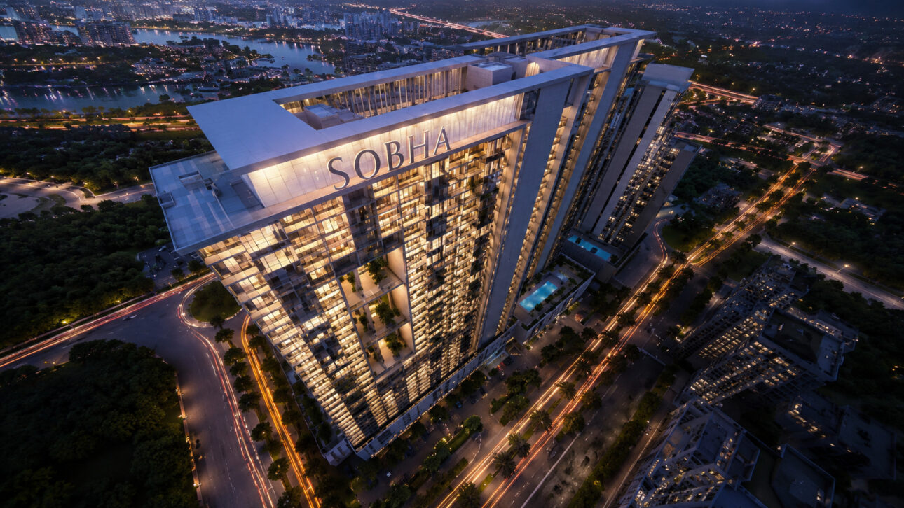 A Sobha levou o padrão dos interiores para a incorporação imobiliária