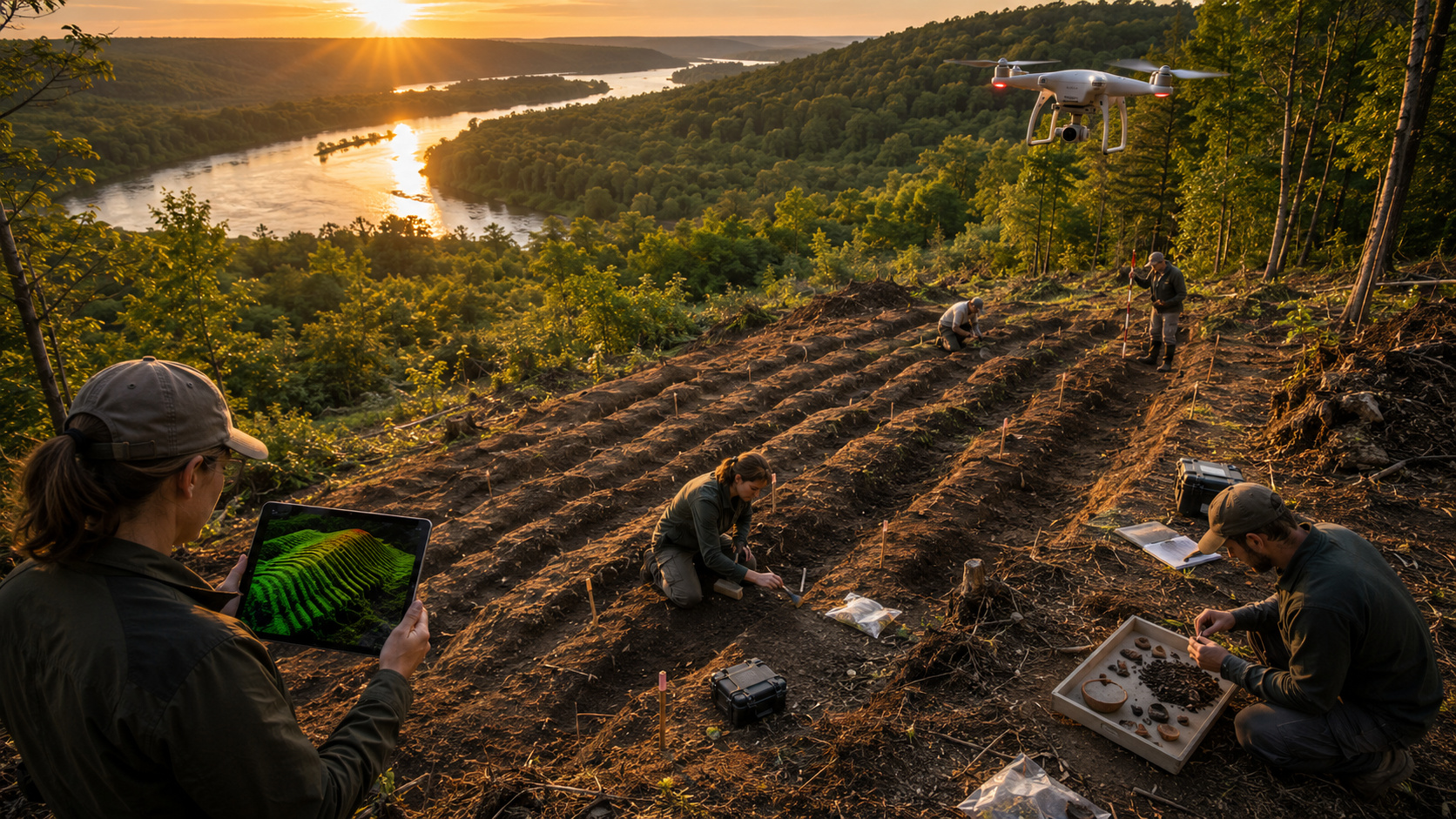 A agricultura indígena em Michigan revela canteiros elevados, solo enriquecido e sinais de plantio preservados por séculos