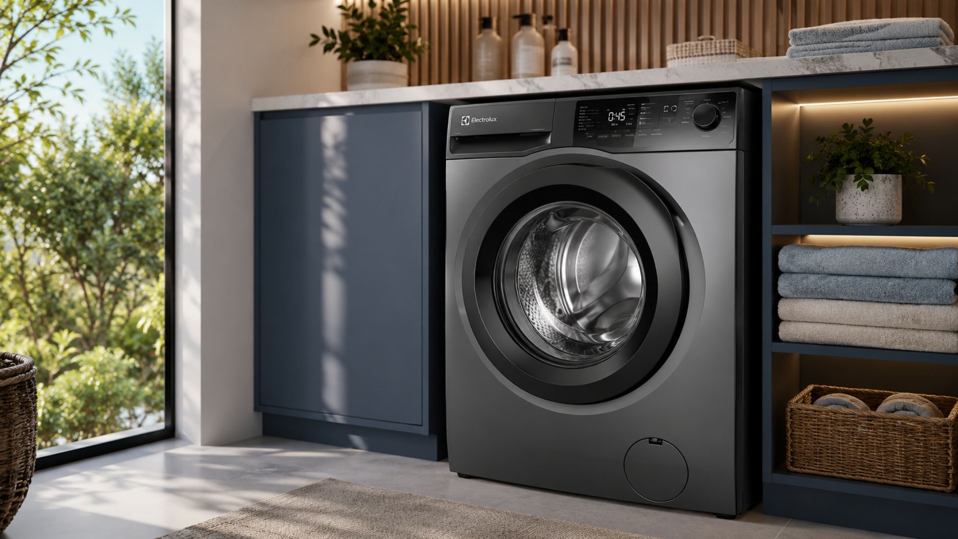 A Electrolux lançou a lava e seca fabricada no Brasil, com inteligência artificial AutoSense que ajusta o ciclo e promete até 40% de economia de energia.