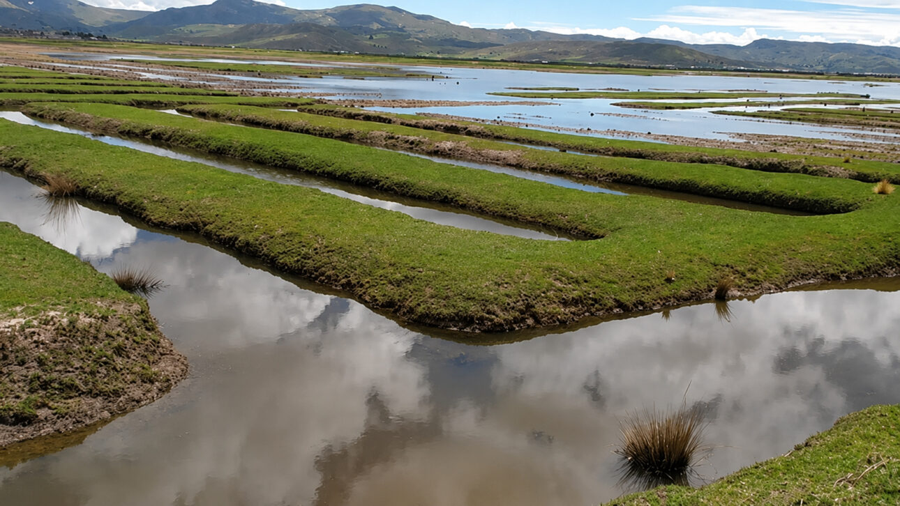 Água dos canais absorve calor durante o dia e libera parte dele à noite