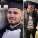 Aos 22 anos, formando atravessa o palco com um botijão de gás nos ombros para homenagear os 26 anos de trabalho do pai e transforma a formatura em um reconhecimento público à história profissional que marcou sua família