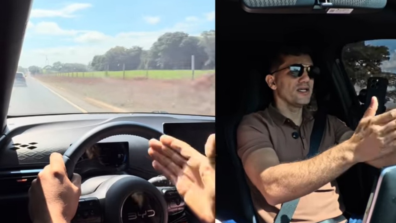 Teste revela a autonomia de um BYD Dolphin Mini GS 2026 na estrada com duas pessoas e ar-condicionado ligado