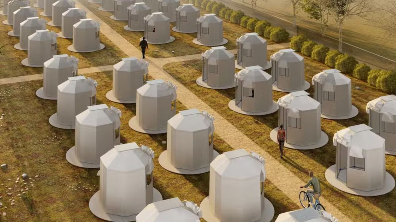 AllSpace uses recycled materials, solar energy, and African design to create low-cost modular housing for displaced people in Nigeria.