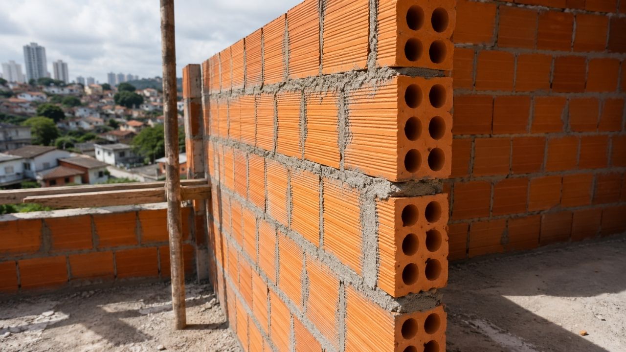 cold houses in Brazil involve tijolo baiano, concrete, large windows, and little thermal mass in winter.
