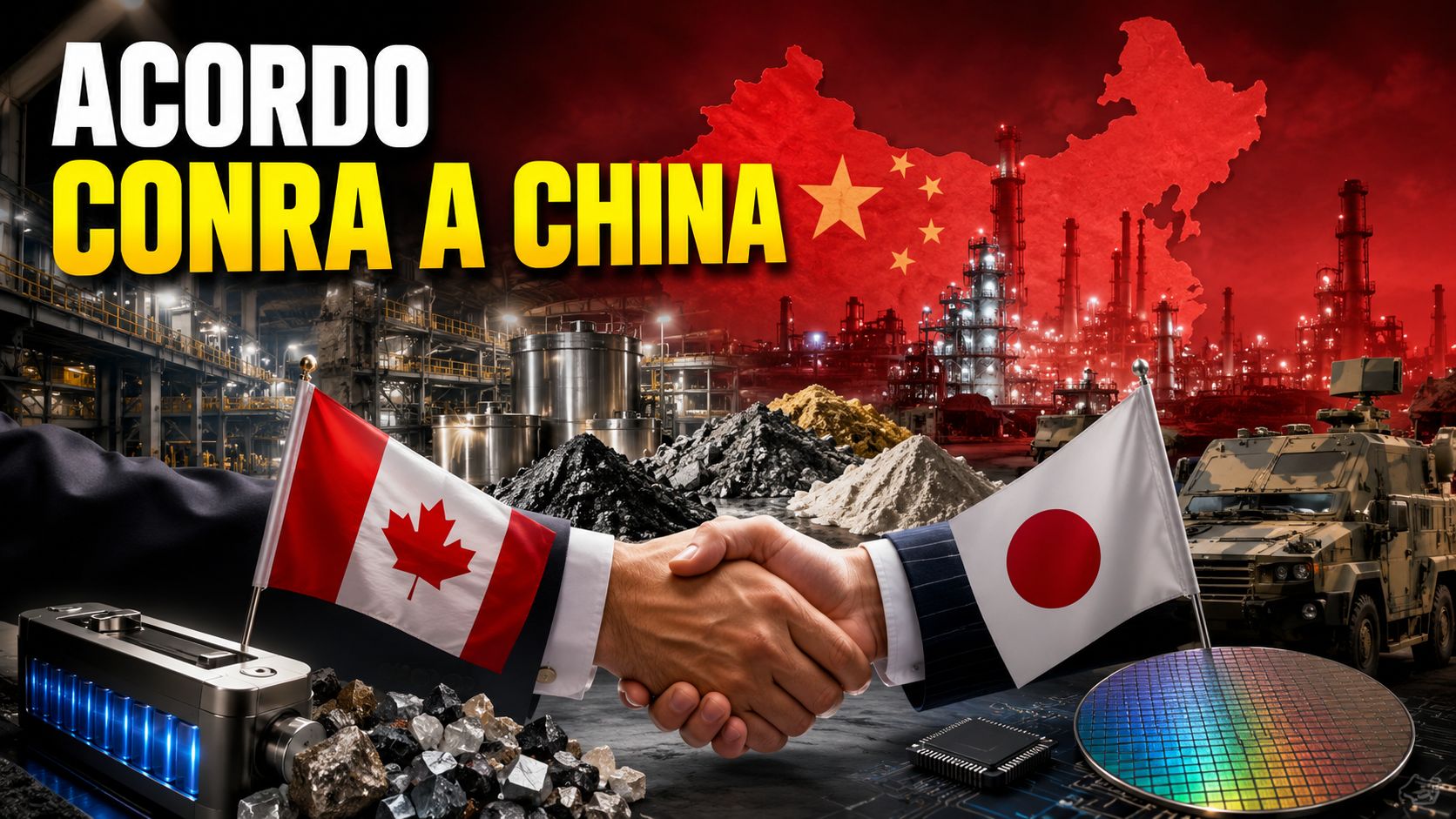 Descubra como as terras raras estão moldando acordos comerciais entre Canadá e Japão para segurança de suprimentos.
