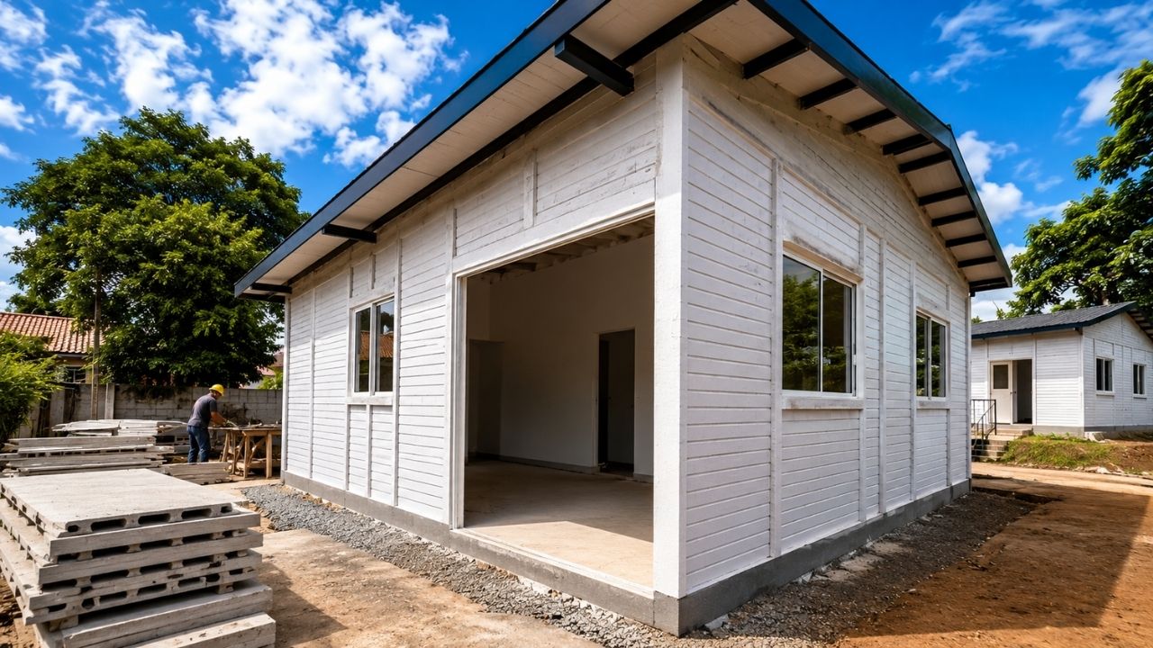 Casa de placas de concreto viraliza por custo baixo, mas o segredo está no kit pré-moldado investidor mostra estrutura de cerca de R$ 7.900, montagem em 30 dias e plano de usar (5)