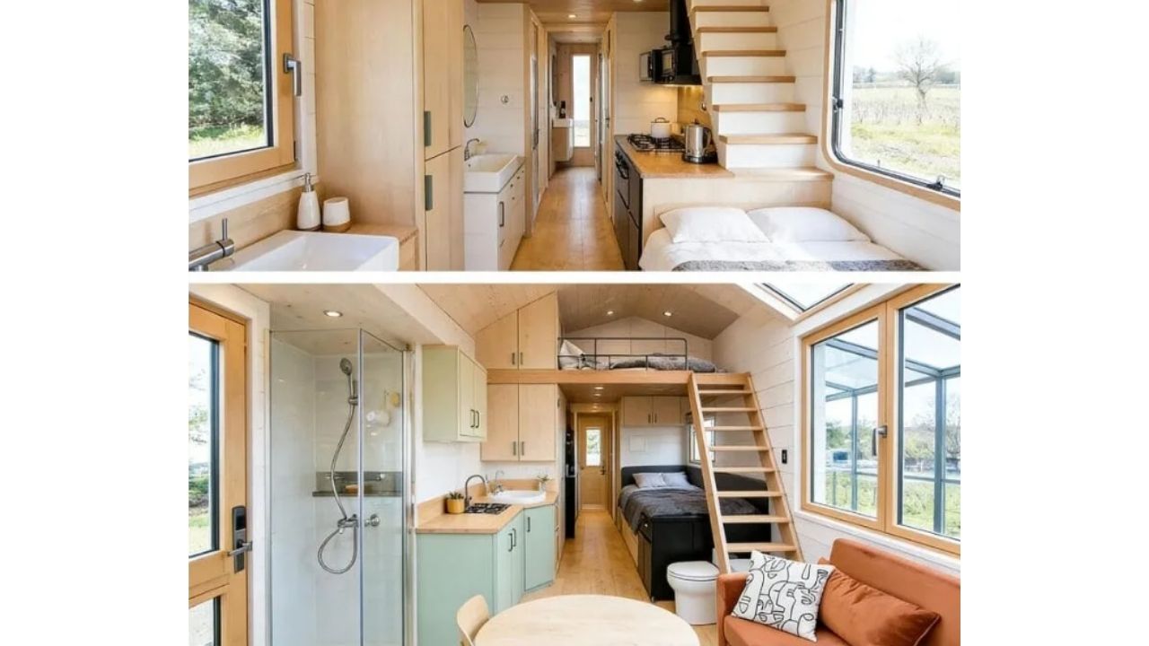 Tiny house on Amazon becomes a towable cabin with a glass wall and compact dwelling for less than $30,000.