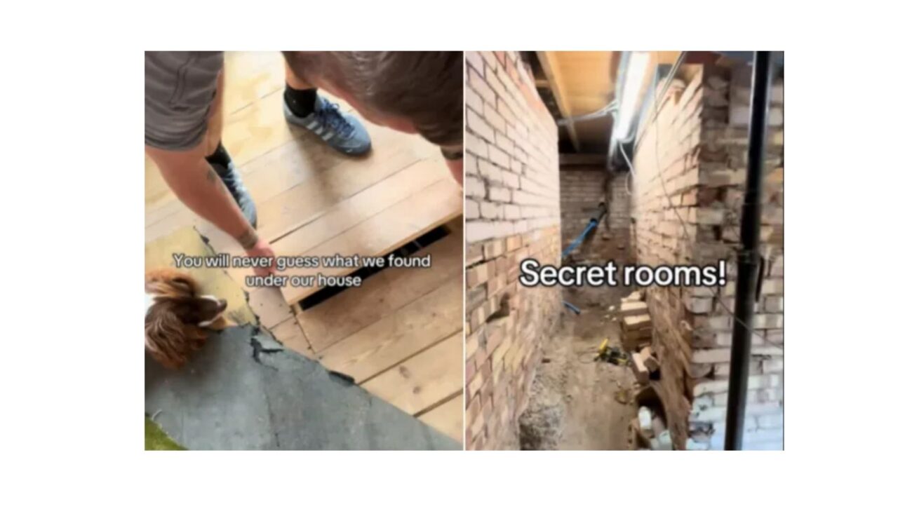 Casal britânico levanta as tábuas do corredor da "casa dos sonhos" só atrás de um cano e encontra um andar inteiro escondido sob o piso