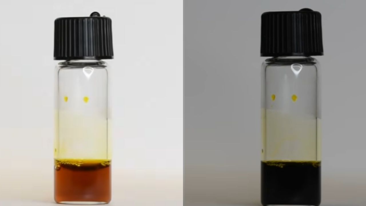Cientistas criam líquido amarelo que absorve luz, eletricidade e raios X, transforma-se em gel que armazena eletricidade por meses e volta ao estado original ao tocar o ar, abrindo caminho