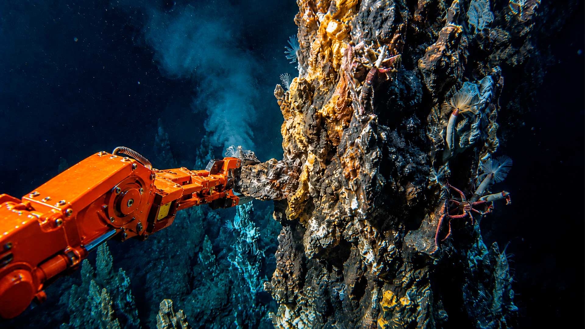 Cientistas identificam ouro invisível em grãos de pirita retirados de uma caldeira submarina a 750 metros de profundidade perto do Japão