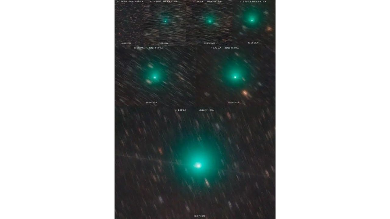 Cometa 10P/Tempel, ou Tempel 2, fará maior aproximação da Terra e poderá ser visto com binóculos no Hemisfério Sul.