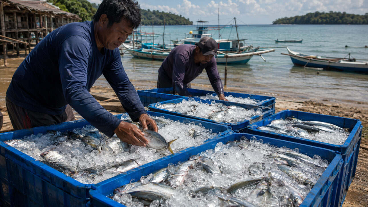 Community where 90% of the population depends on the sea now has ice made with solar energy
